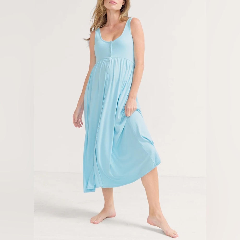 HATCH Softest Rib Nursing Tank Dress